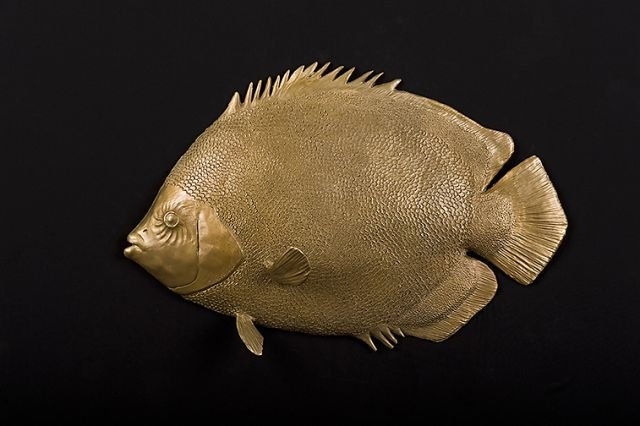 Emperor Angel Fish-sculpture
