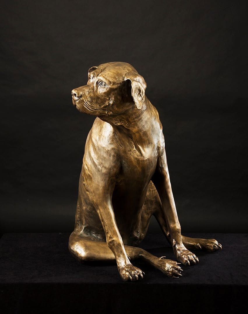 English Mastiff-sculpture