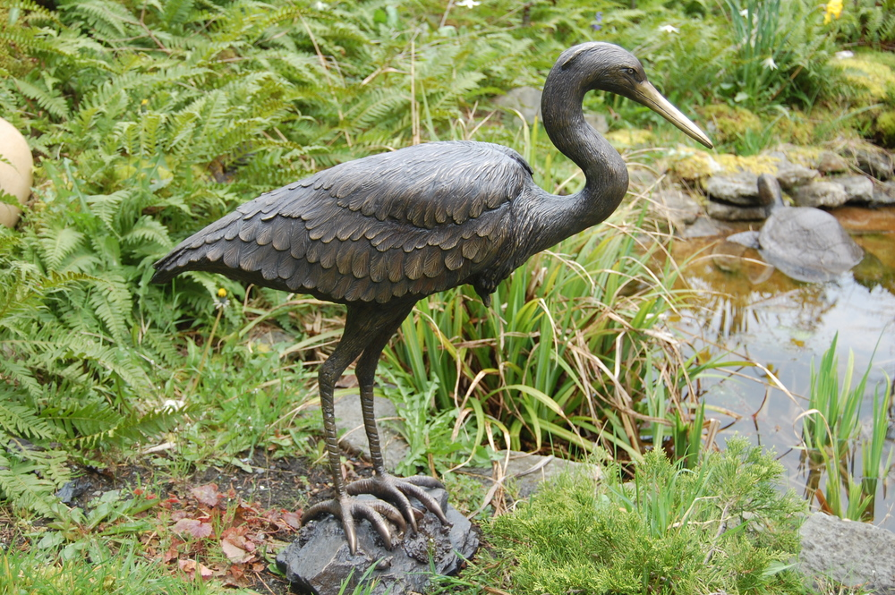 Great Blue Heron-sculpture