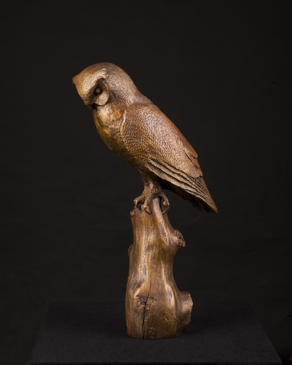 Great Horned Owl-sculpture