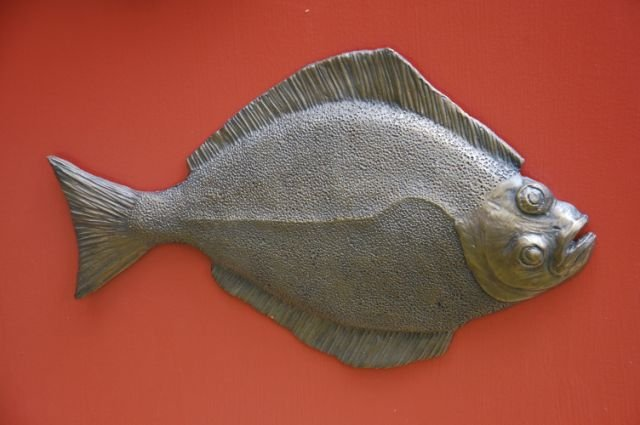 Wall Hanging Halibut-sculpture