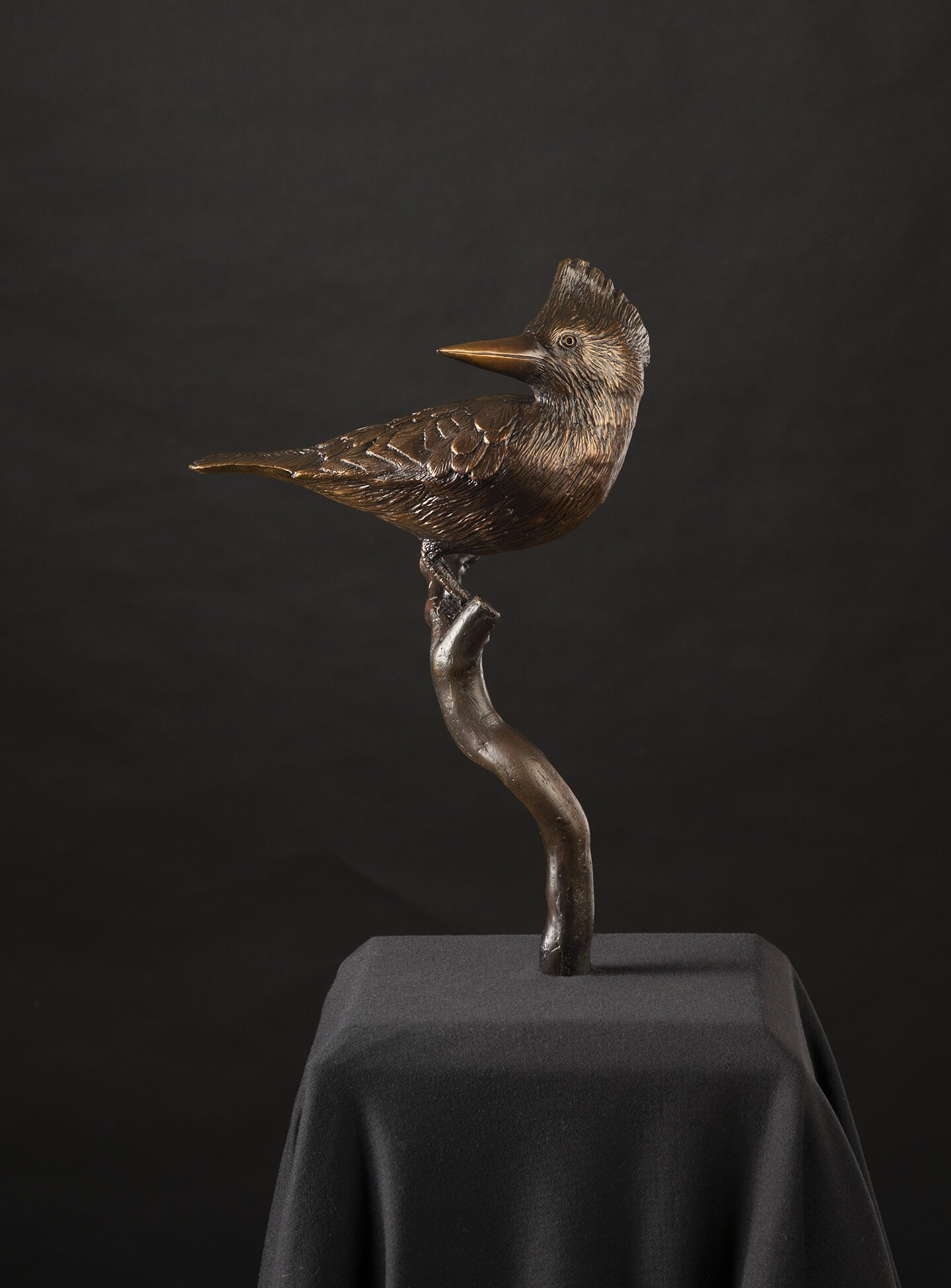 Belted Kingfisher-sculpture