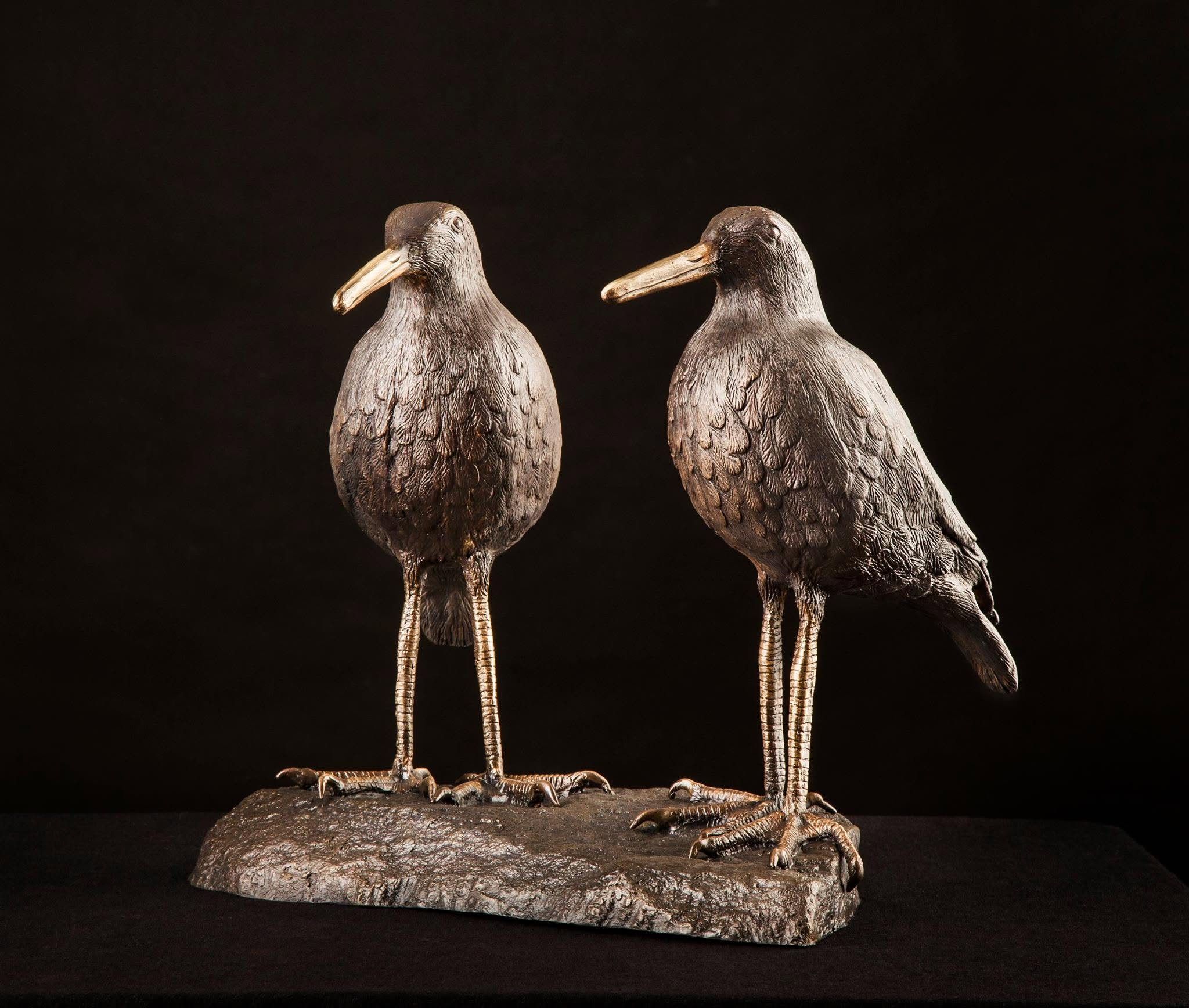 Pair of Oyster Catchers-sculpture
