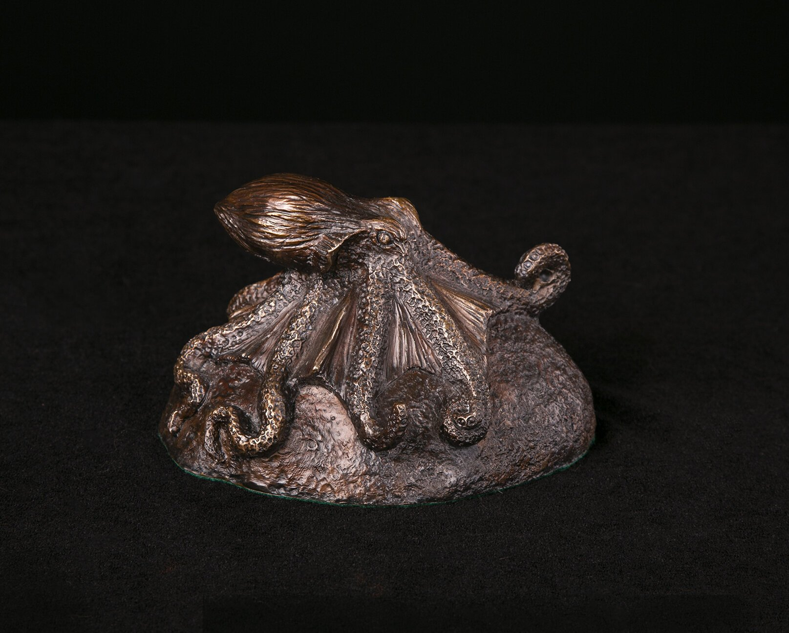 Ruby Octopus Sculpture 2-sculpture