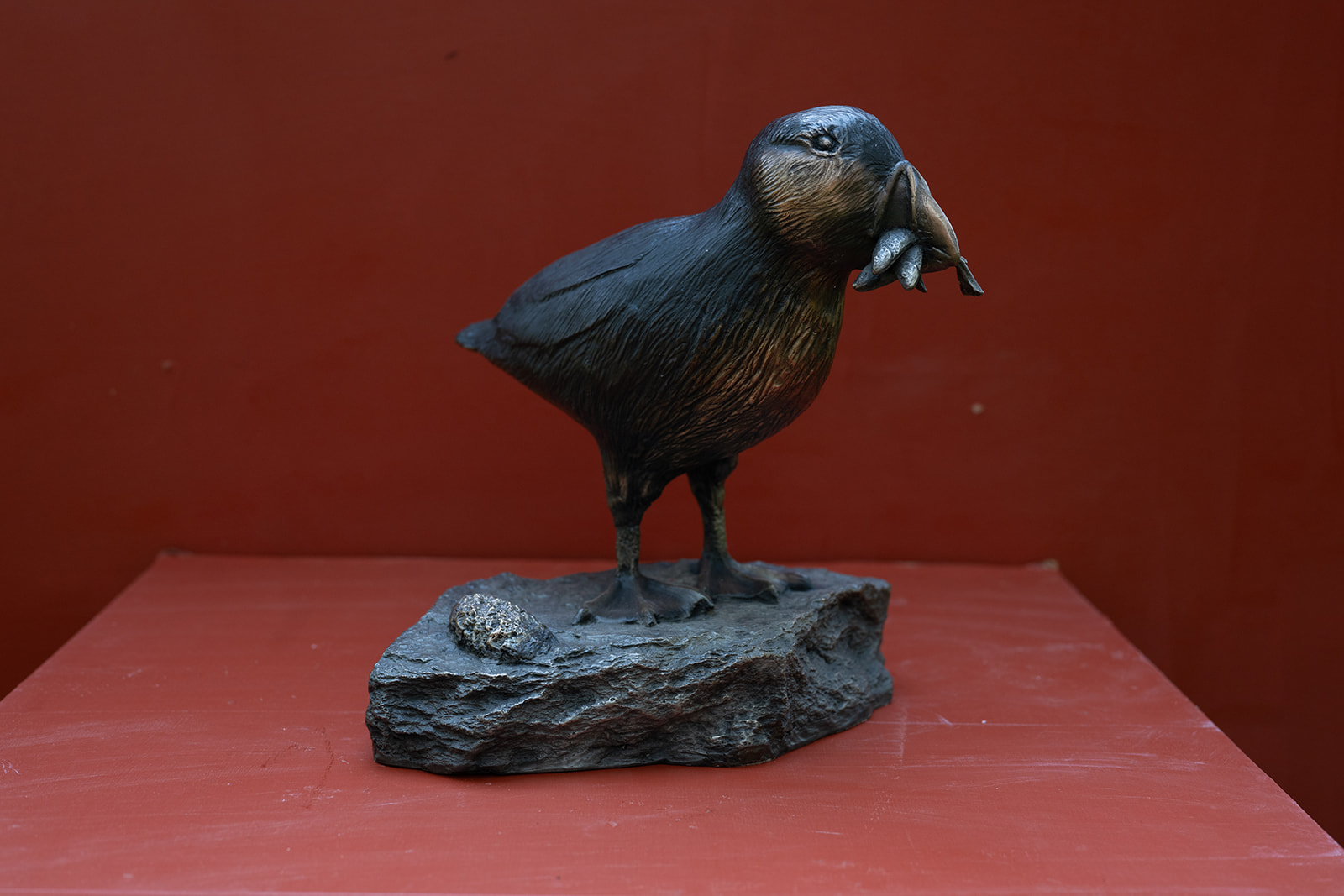 Tufted Puffin-sculpture
