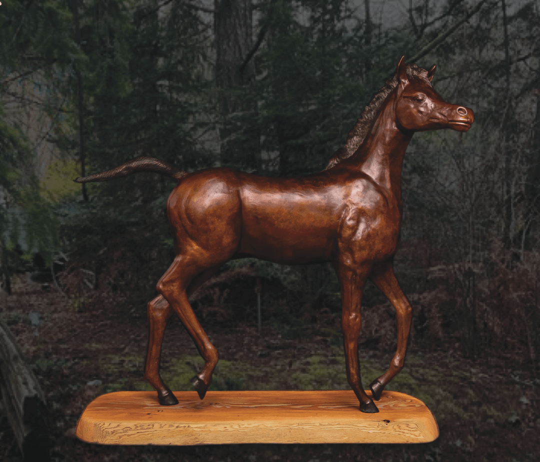 An Arabian Spirit, Cast in Bronze